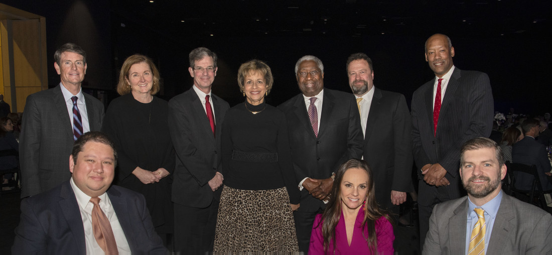 Top Row: Peter Walsh, Jr., Kathleen Furey McDonough, Matthew O'Toole, Cynthia Primo Martin, Joshua Martin, David Moore, William Chapman. Bottom Row: Alan Silverstein, Joy Barrist, John Sensing